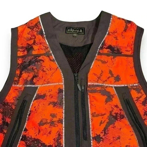 Harkila Wildboar Pro Safety waistcoat AXIS MSP  Orange Blaze/Shadow 4XL - Picture 7 of 10